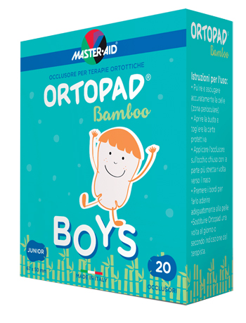 CEROTTO OCULARE PER ORTOTTICA ORTOPAD BOYS M 5,4X7,6 20 PEZZI - dottorbianchi.it