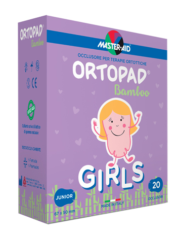 CEROTTO OCULARE PER ORTOTTICA ORTOPAD GIRLS M 5,4X7,6 20 PEZZI - dottorbianchi.it
