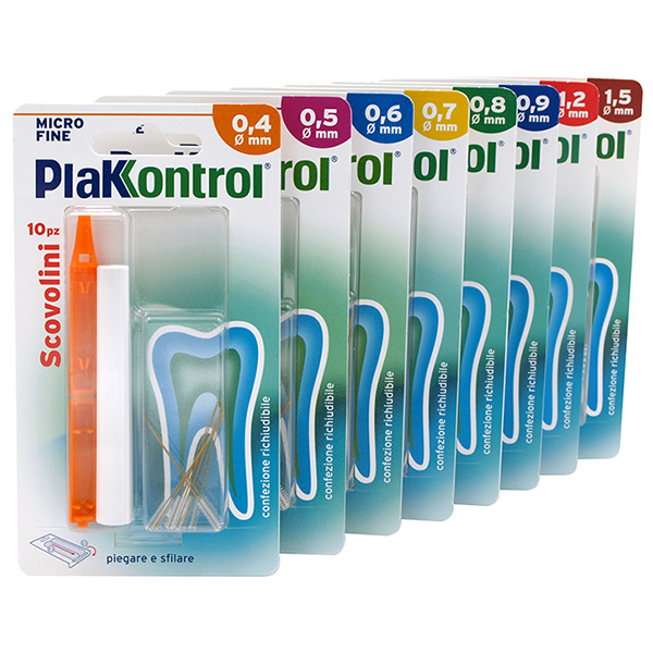 PLAKKONTROL MINIGRIP SCOVOLINO 0,5 MM 10 PEZZI - dottorbianchi.it