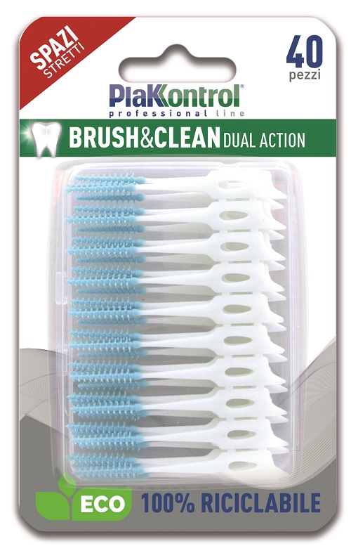 PLAKKONTROL BRUSH & CLEAN SCOVOLINI SPAZI STRETTI 40 PEZZI - dottorbianchi.it