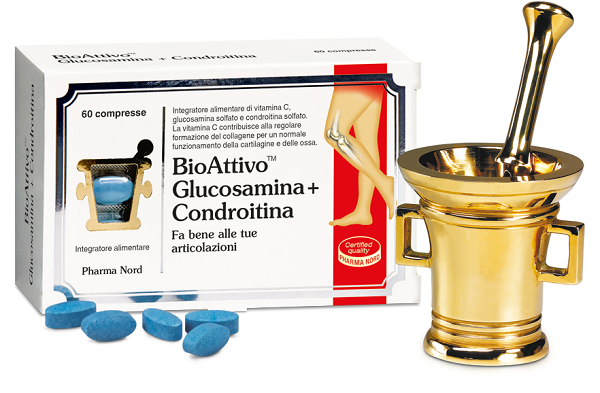 BIOATTIVO GLUCOSAMINA + CONDROITINA 60 COMPRESSE - dottorbianchi.it
