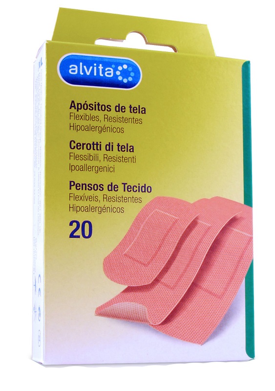 CEROTTO TELA 20 PEZZI ALVITA - dottorbianchi.it