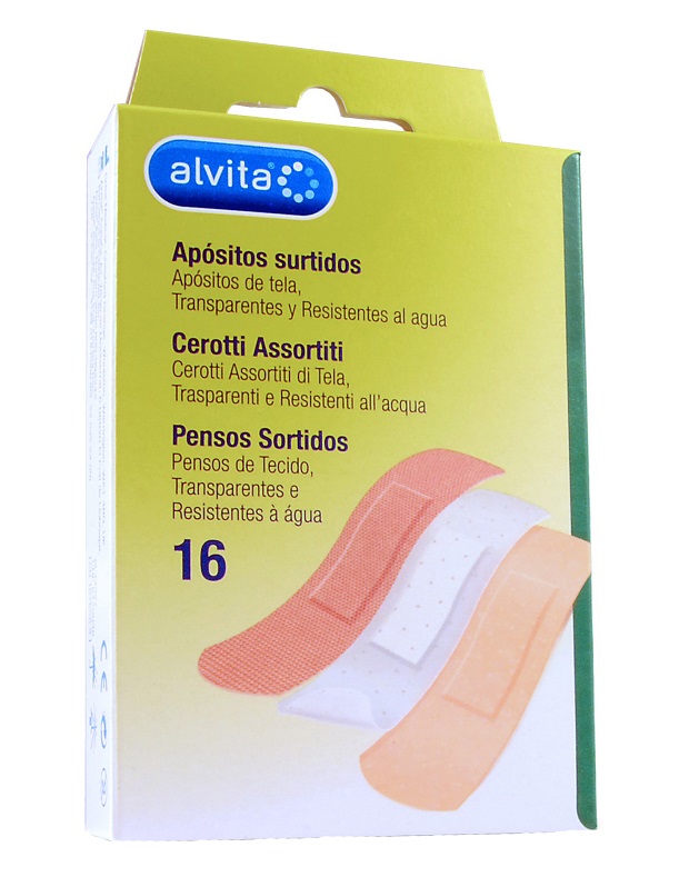 ALVITA CEROTTI ASSORTITI 16 PEZZI - dottorbianchi.it