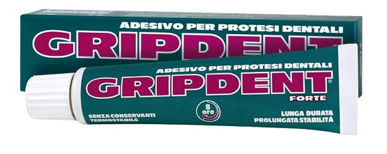 GRIPDENT FORTE ADESIVO PER PROTESI DENTARIA 40 G - dottorbianchi.it