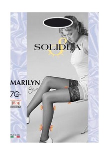MARILYN 70 SHEER CALZA AUTOREGGENTE NERO 2 - dottorbianchi.it