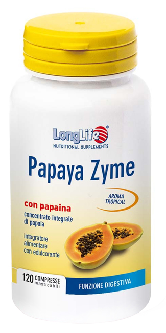 LONGLIFE PAPAYA ZYME 120 COMPRESSE - dottorbianchi.it