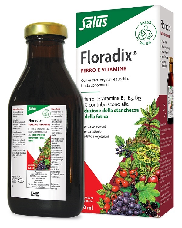 FLORADIX FERRO E VITAMINE 250 ML - dottorbianchi.it