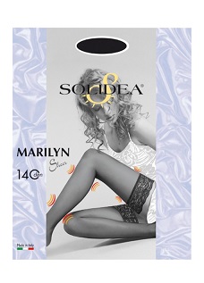 MARILYN 140 SHEER CALZA AUTOREGGENTE NERO 2 - dottorbianchi.it