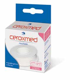 CEROTTO ADESIVO IN ROCCHETTO CEROXMED IN TESSUTO NON TESSUTO AERATO IPOALLERGENICO BIANCO 500X1,25 CM 1 PEZZO - dottorbianchi.it