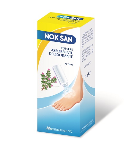 NOK SAN POLVERE ASSORBENTE DEODORANTE 75 G - dottorbianchi.it