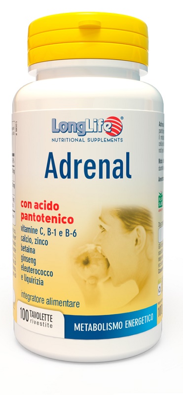 LONGLIFE ADRENAL 100 TAVOLETTE MASTICABILI RIVESTITE - dottorbianchi.it
