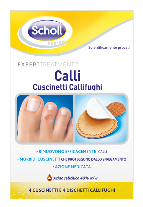 CEROTTO CALLIFUGO CALLI DURI 4 CEROTTI + 4 DISCHETTI - dottorbianchi.it