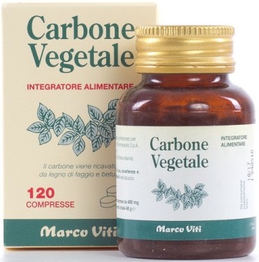CARBONE VEGETALE 120 COMPRESSE - dottorbianchi.it