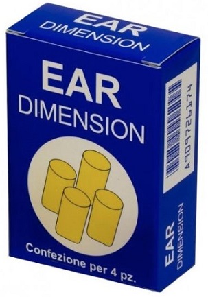 EAR DIMENSION TAPPO AURICOLARE IN SPUGNA 4 PEZZI - dottorbianchi.it