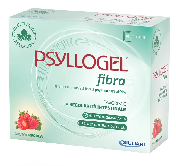 PSYLLOGEL FIBRA FRAGOLA 20 BUSTINE - dottorbianchi.it