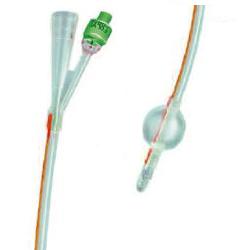 CATETERE FOLEY IN SILICONE TRASPARENTE A 2 VIE CON PALLONCINO 5-10ML DIAMETRO CH18 6,00MM LUNGHEZZA 40CM - dottorbianchi.it