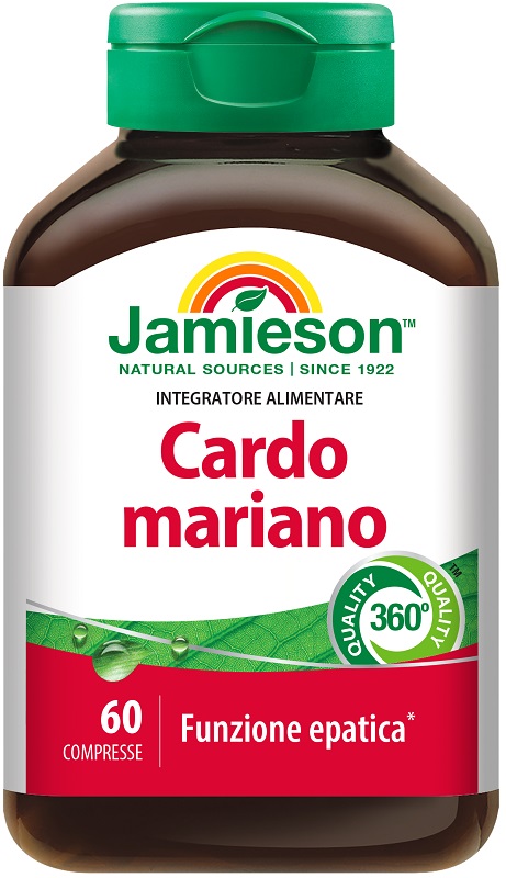 CARDO MARIANO MILK THISTLE JAMIESON 60 COMPRESSE - dottorbianchi.it