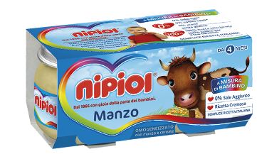 NIPIOL OMOGENEIZZATO MANZO 120 G 2 PEZZI - dottorbianchi.it