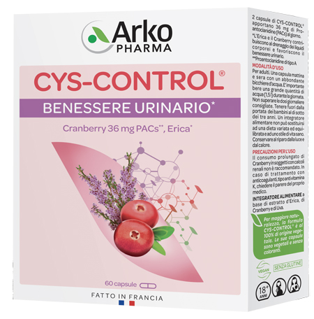 CYS CONTROL 60 CAPSULE CON ERICA - dottorbianchi.it