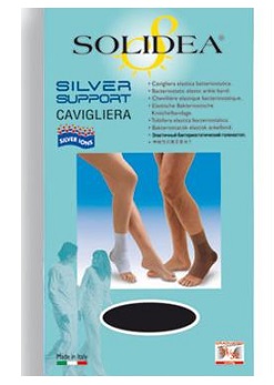 SILVER SUPPORT ANKLE CAVIGLIERA NERO ML - dottorbianchi.it