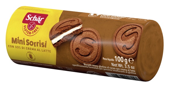 SCHAR MINI SORRISI CON CREMA AL LATTE 100 G - dottorbianchi.it