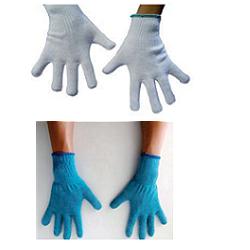 GUANTO AMBIDESTRO IN COTONE MONOFILO BIANCO PER ALLERGIE DERMATOLOGICHE SENZA CUCITURE POLSINO ELASTICO LARGHEZZA 65 MM 7,5 1 PAIO - dottorbianchi.it