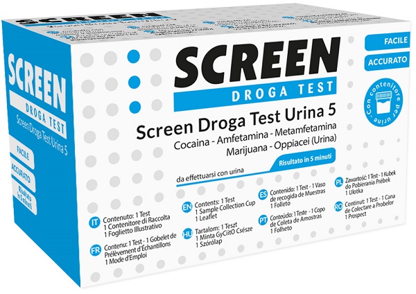 TEST DROGA SCREEN RILEVAZIONE 5 DROGHE NELL'URINA - dottorbianchi.it