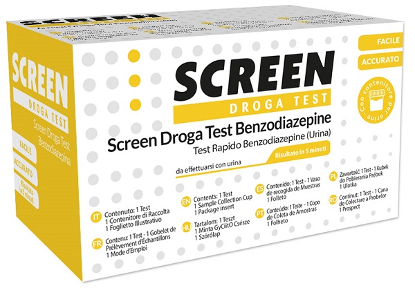 DROGA TEST CHE RILEVA UNA SOSTANZA BENZODIAZEPINE SCREEN DROGA TEST BENZODIAZEPINE - dottorbianchi.it