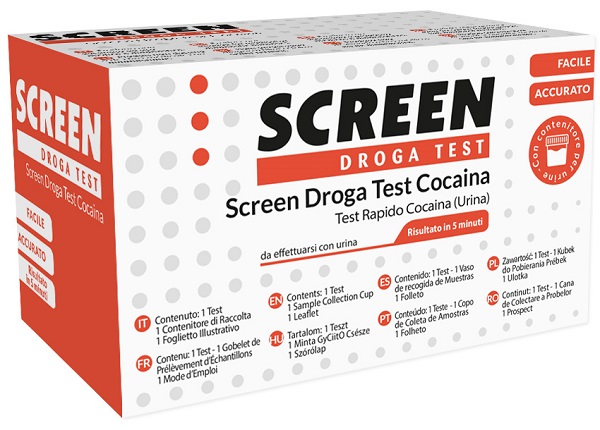 TEST DROGA SCREEN RILEVAZIONE COCAINA NELL'URINA - dottorbianchi.it