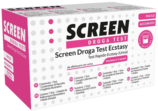 DROGA TEST CHE RILEVA UNA SOSTANZA ECSTASY/MDMA SCREEN DROGA TEST ECSTASY - dottorbianchi.it