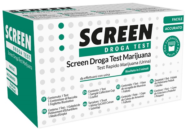 TEST DROGA SCREEN RILEVAZIONE THC MARIJUANA NELL'URINA - dottorbianchi.it