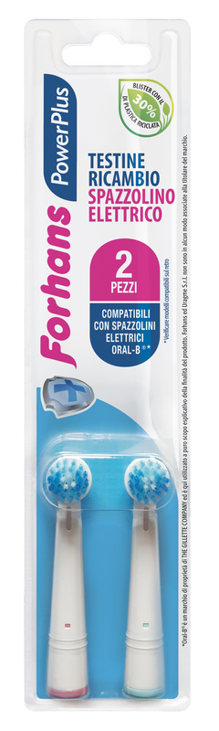 FORHANS POWER PLUS TESTINA 2 PEZZI RICAMBIO - dottorbianchi.it