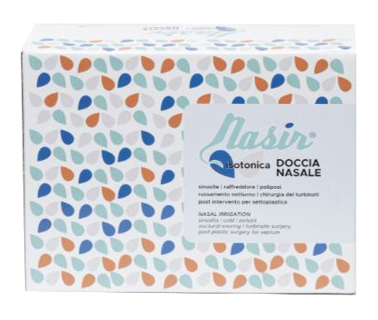 SOLUZIONE FISIOLOGICA ISOTONICA STERILE NASIR IN SCATOLA CON6 SACCHE VERSIONE LUER LOCK DA 500ML - dottorbianchi.it