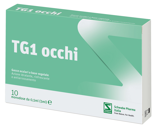GOCCE OCULARI TG1 OCCHI 10 MONODOSE 0,5 ML - dottorbianchi.it