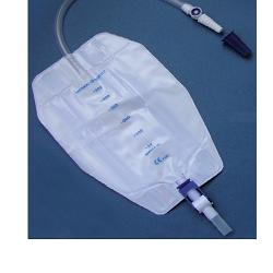 SACCA RACCOGLI URINA DA GAMBA PER INCONTINENZA 3 CAMERE COMFORT 500 ML STERILE IN PVC LATO RIVESTITO TNT CON TUBO DIRITTO 30 CM 8 PEZZI - dottorbianchi.it