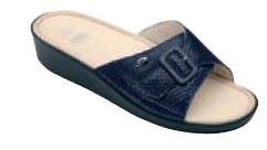 MANGO PELLE STAMPATA NAVY BLUE 40 - dottorbianchi.it