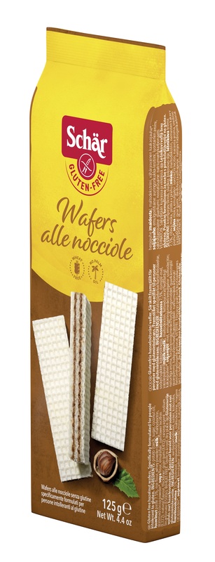 SCHAR WAFERS ALLE NOCCIOLE 125 G - dottorbianchi.it