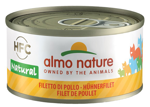 ALMO NATURE CAT FILETTO POLLO 70 G - dottorbianchi.it