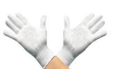 GUANTO CHIRURGICO IN COTONE BIANCO MISURA 7,5 1PAIO - dottorbianchi.it