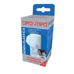 BENDA ELASTICA CEROXMED 8X450 CM CON GANCIO 1 PEZZO - dottorbianchi.it