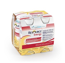 RESOURCE ENERGY VANIGLIA 4 BOTTIGLIE 200 ML NUOVO PACKAGING - dottorbianchi.it