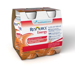 RESOURCE ENERGY ALBICOCCA 4 BOTTIGLIE 200 ML - dottorbianchi.it