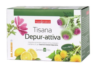 NATURPLUS TISANA DEPUR-ATTIVA 20 FILTRI - dottorbianchi.it