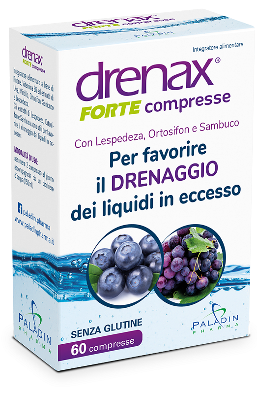 DRENAX FORTE MIRTILLO 60 COMPRESSE - dottorbianchi.it