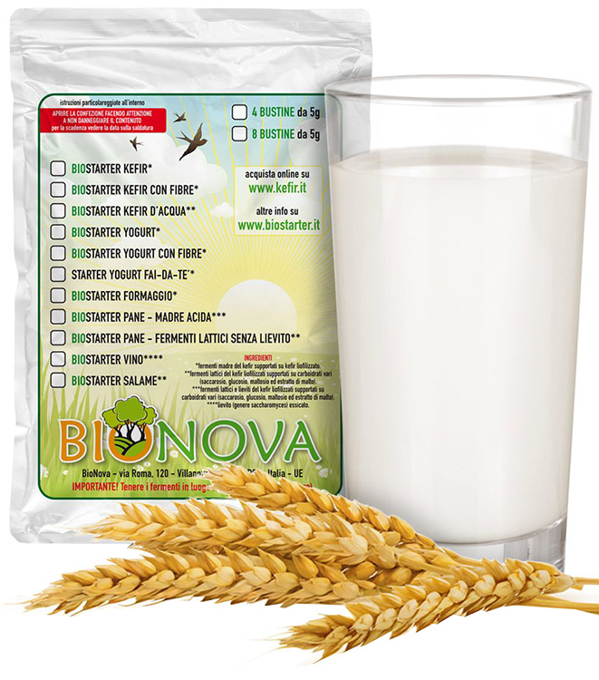 BIOSTARTER PER KEFIR 4 X 5 G - dottorbianchi.it
