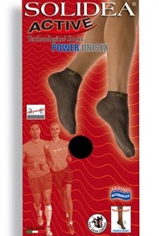 ACTIVE POWER UNISEX MINI-CALZA NERO 3-L - dottorbianchi.it