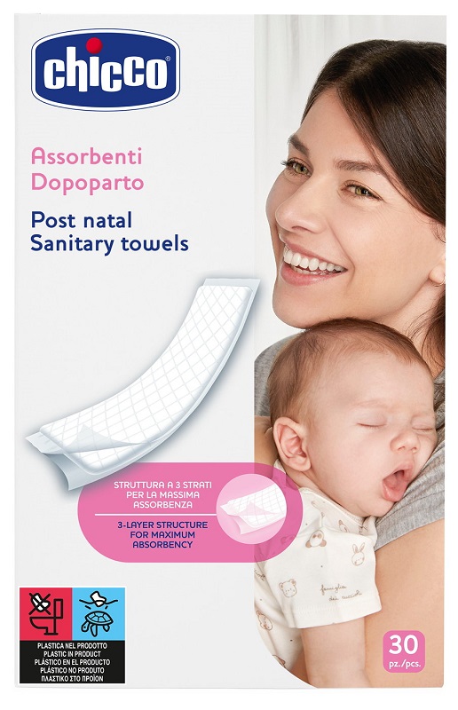 CHICCO ASSORBENTI PROTECTION POSTPARTO 30 PEZZI - dottorbianchi.it