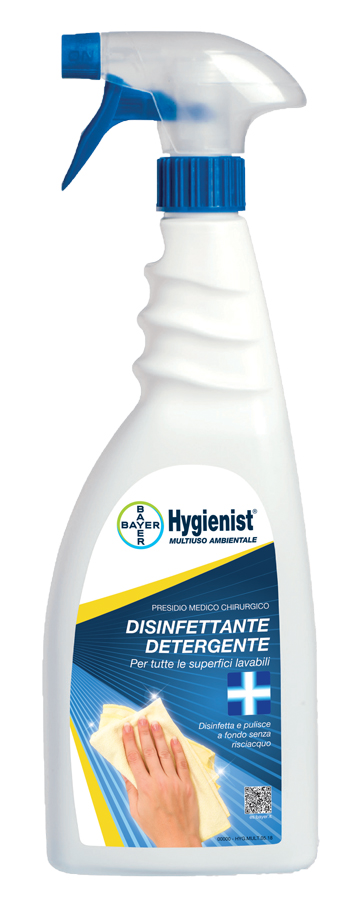 HYGIENIST MULTIUSO AMBIENTALE DISINFETTANTE DETERGENTE 750 ML - dottorbianchi.it