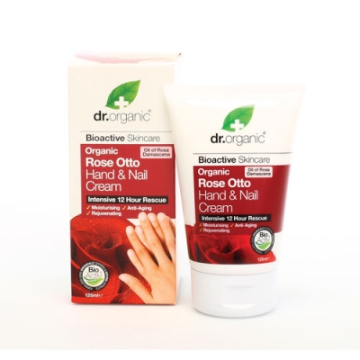 DR ORGANIC ROSE OTTO ROSA HAND NAIL CREAM CREMA MANI 125 ML - dottorbianchi.it