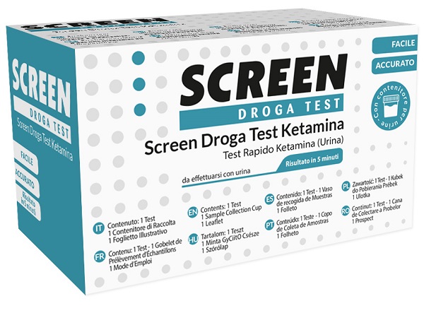 SCREEN DROGA TEST KETAMINA TEST ANTIDROGA CON CONTENITORE URINA - dottorbianchi.it